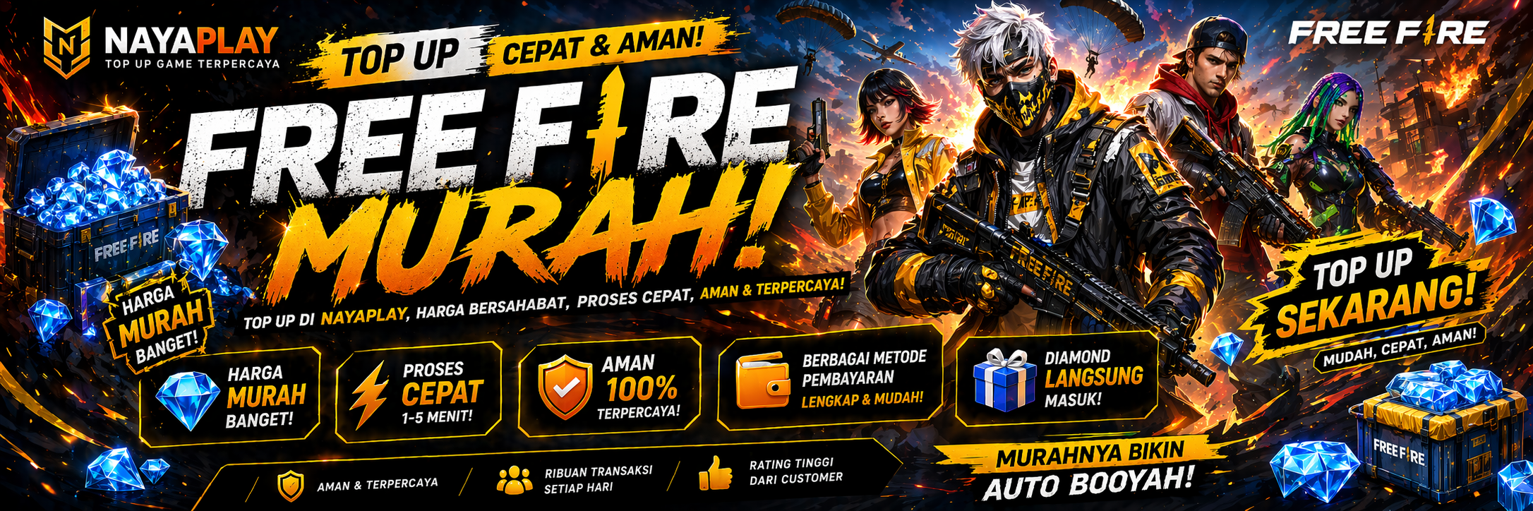 topup free fire murah