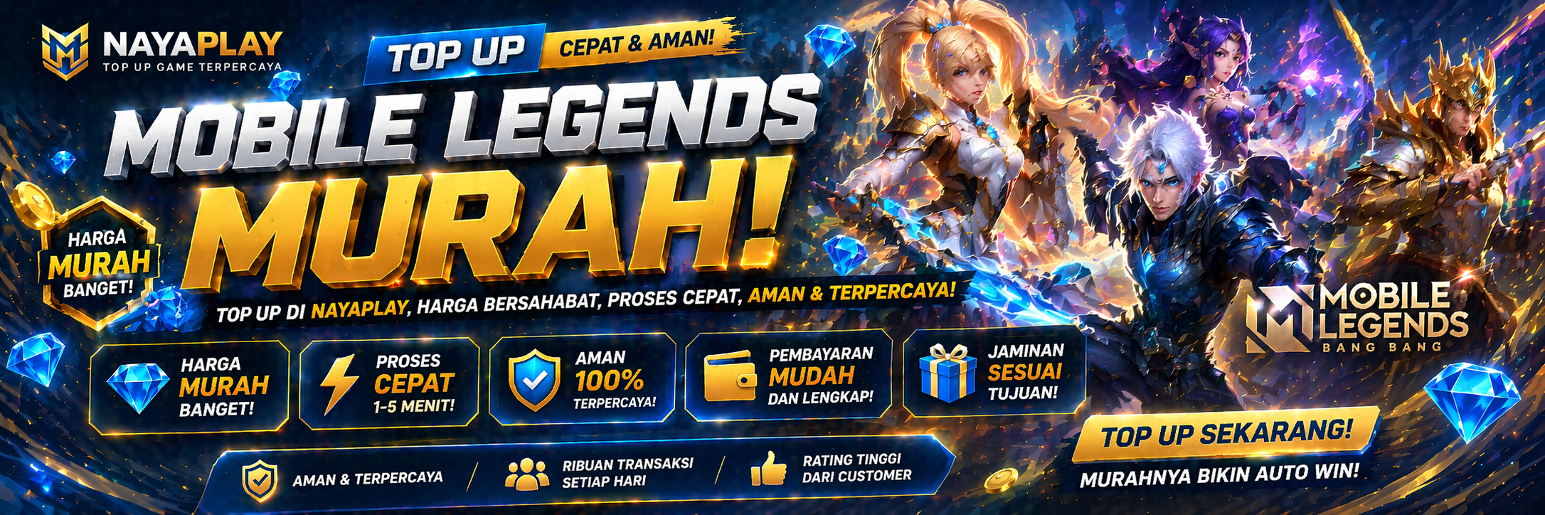 topup mobile legend murah